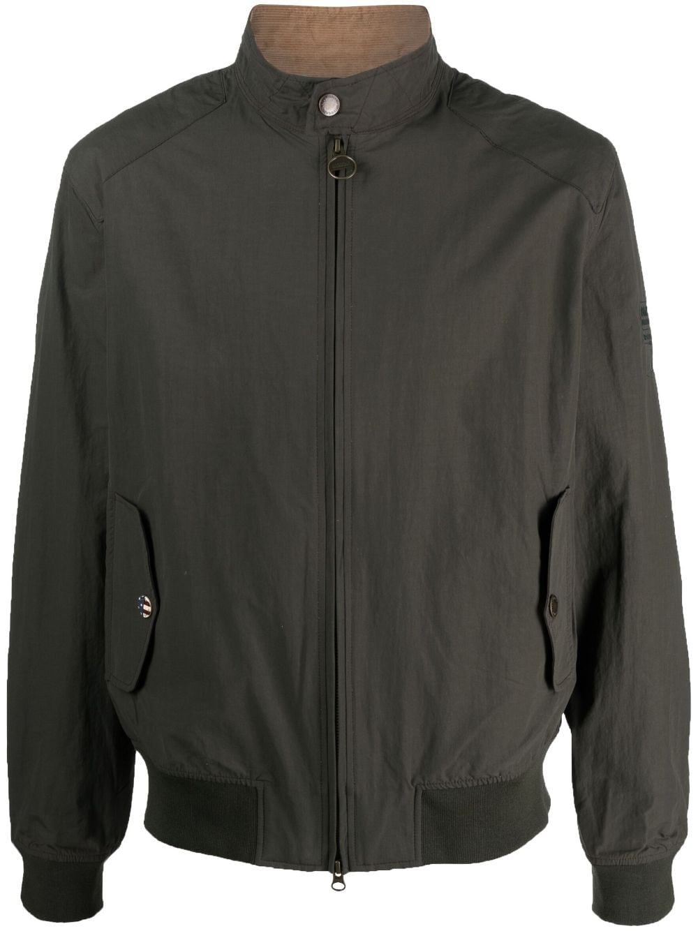 Barbour zip-up lightweight jacket - Green von Barbour
