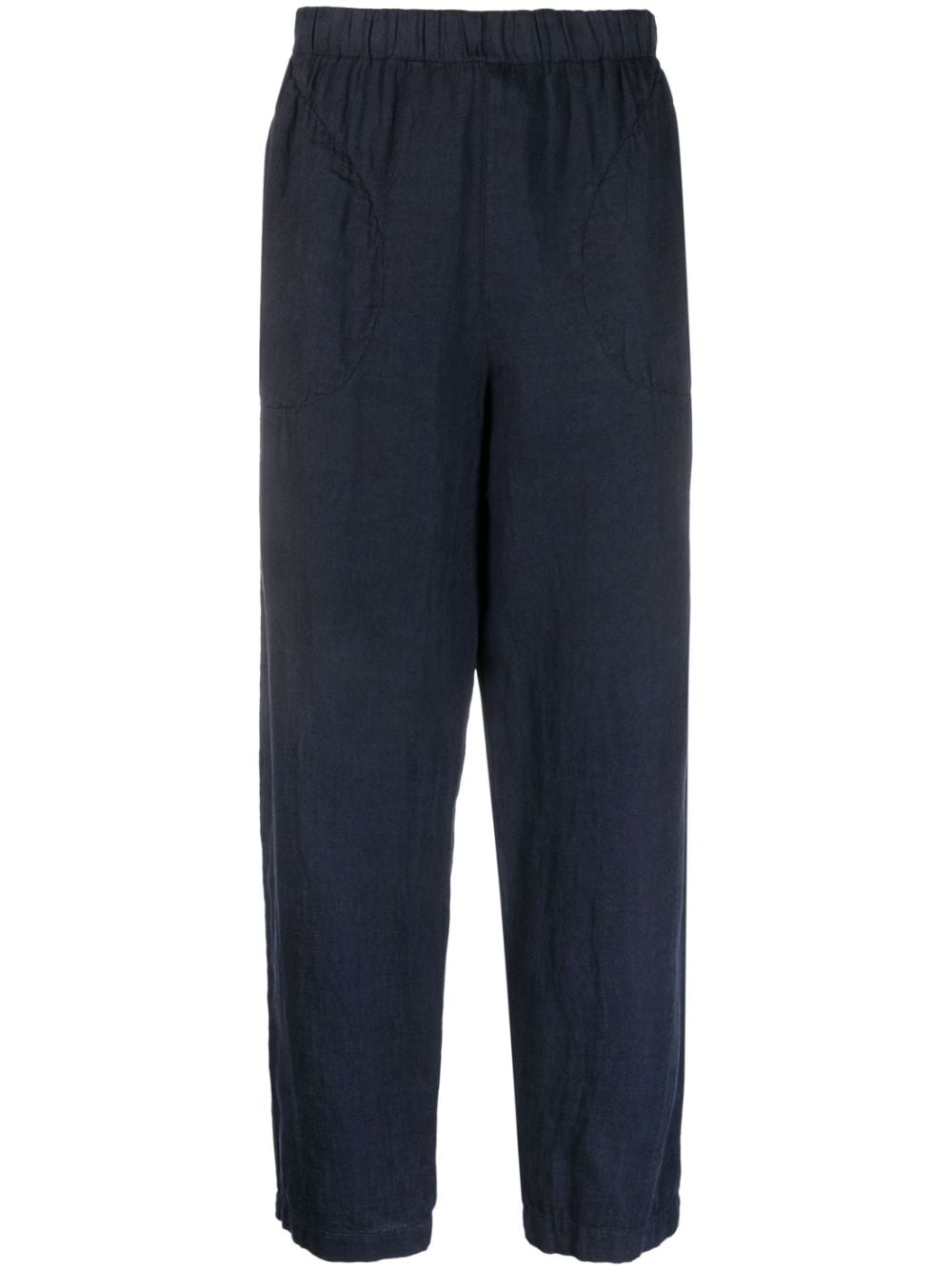 Barena elasticated-waistband straight-leg trousers - Blue von Barena