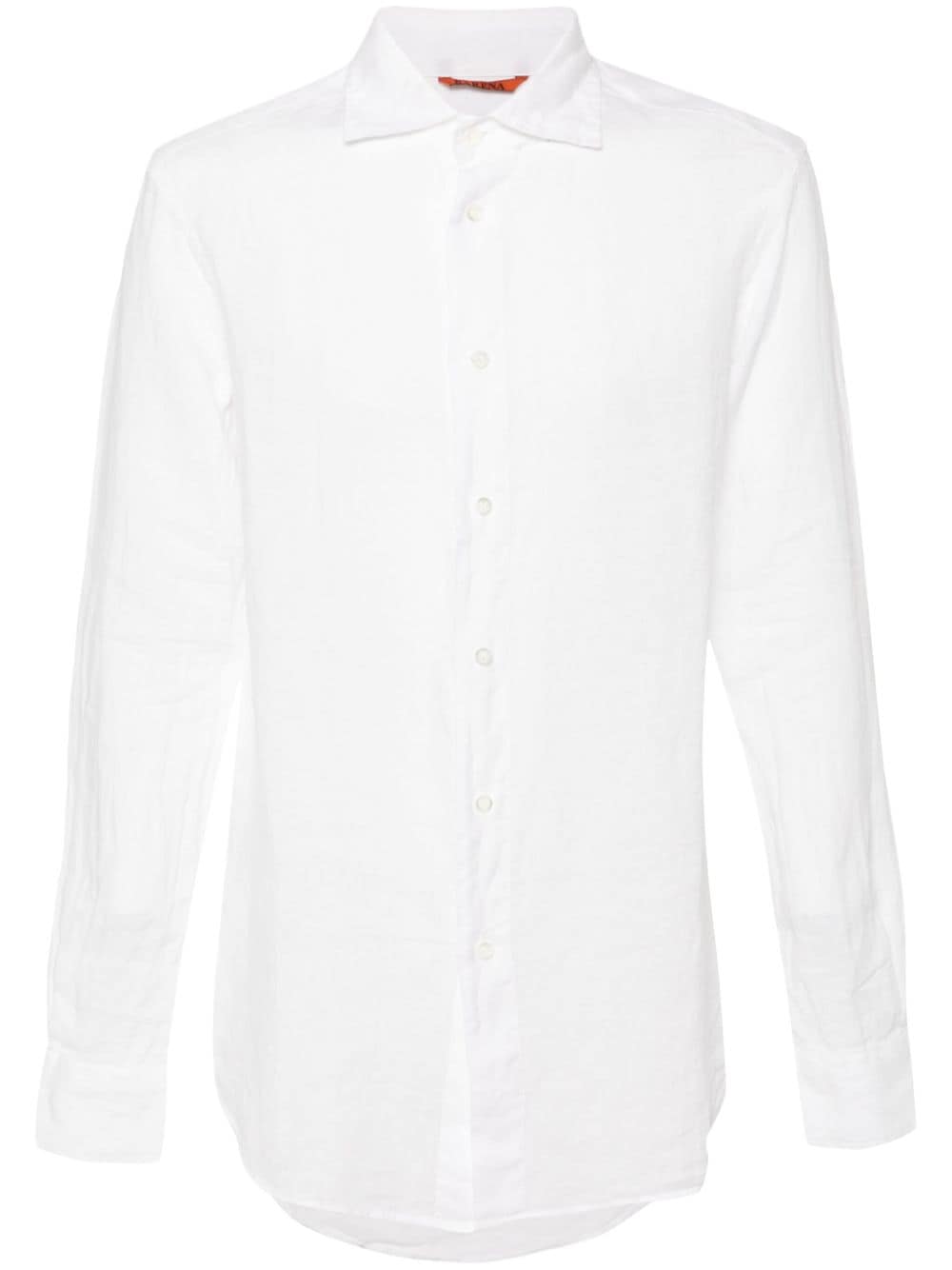 Barena long-sleeve linen shirt - White von Barena