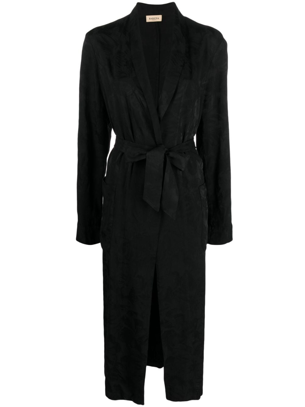 Barena mid-length cotton fitted jacket - Black von Barena