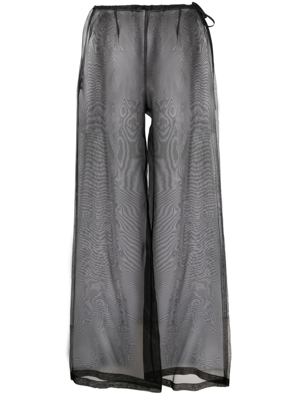 Barena sheer silk trousers - Black von Barena