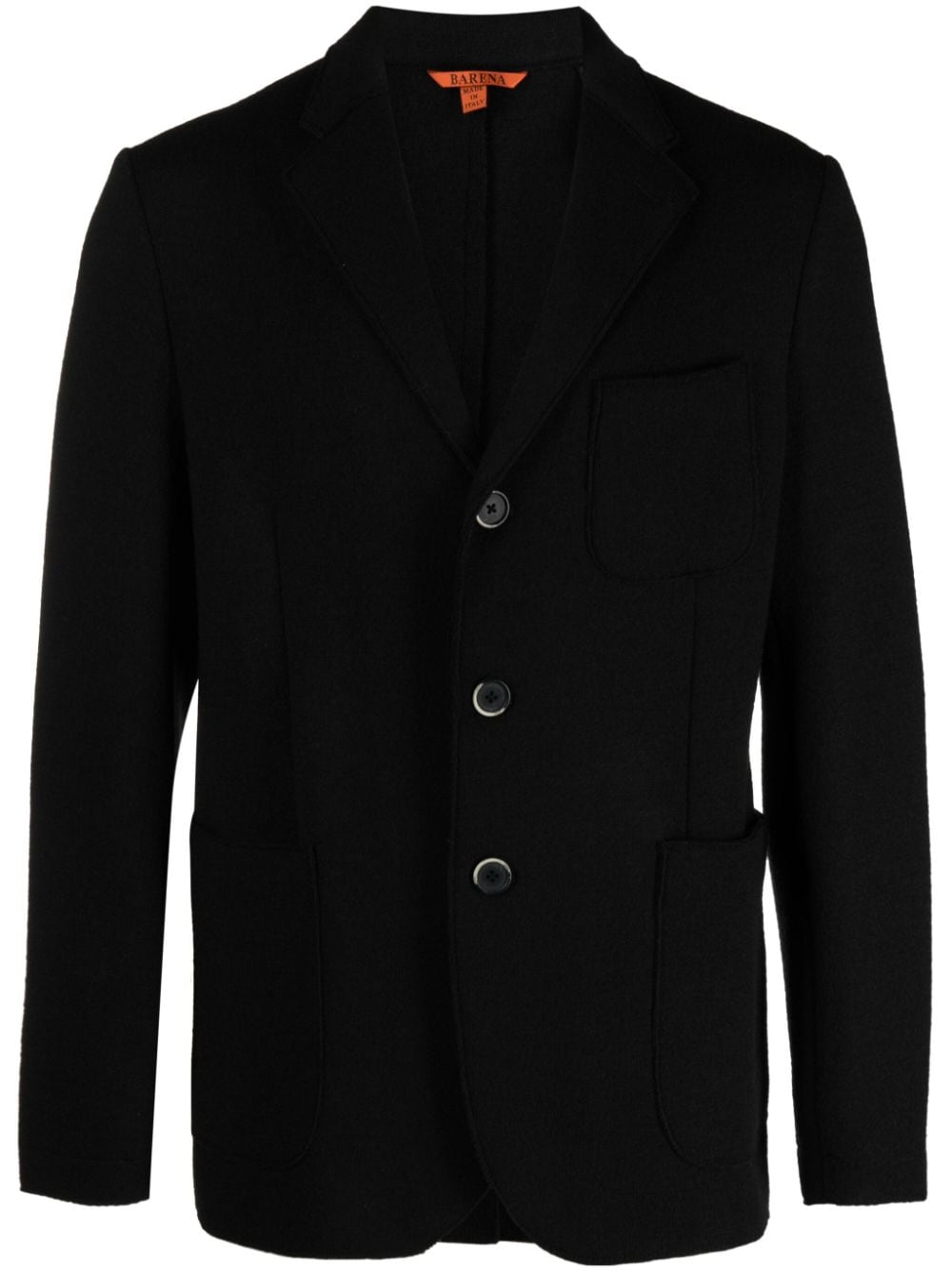 Barena single-breasted wool-blend blazer - Black von Barena