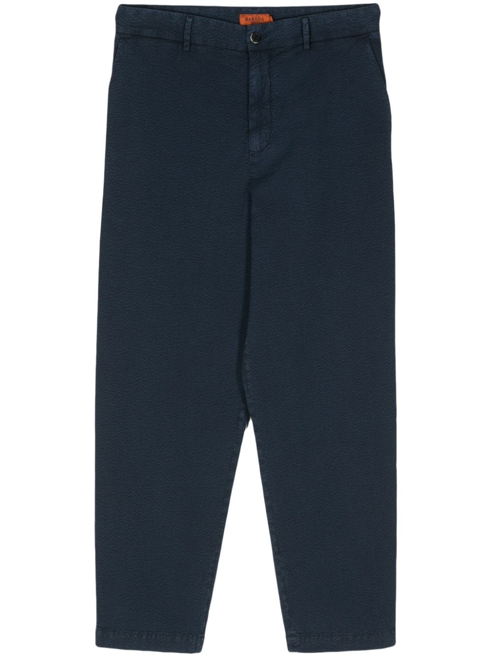 Barena textured tapered cotton trousers - Blue von Barena