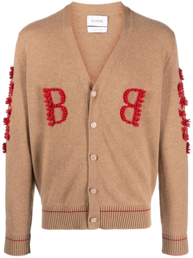 Barrie 3D-knit cashmere cardigan - Brown von Barrie