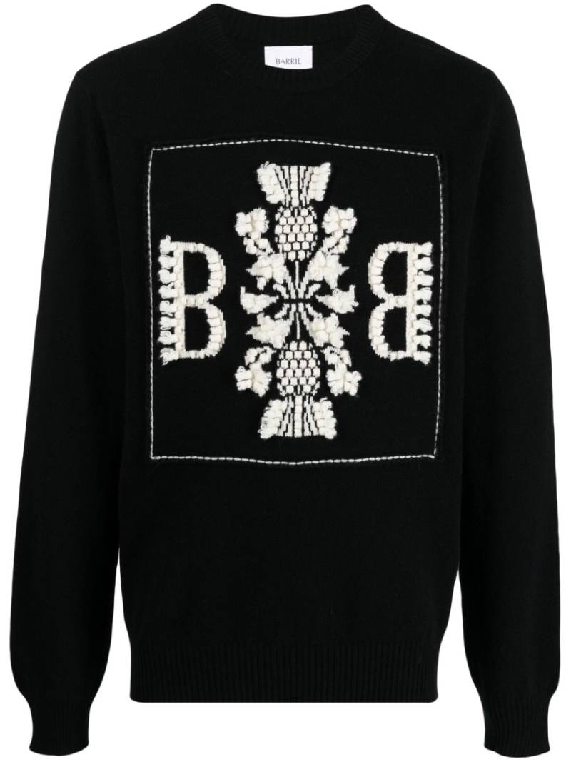 Barrie 3D-knit cashmere jumper - Black von Barrie