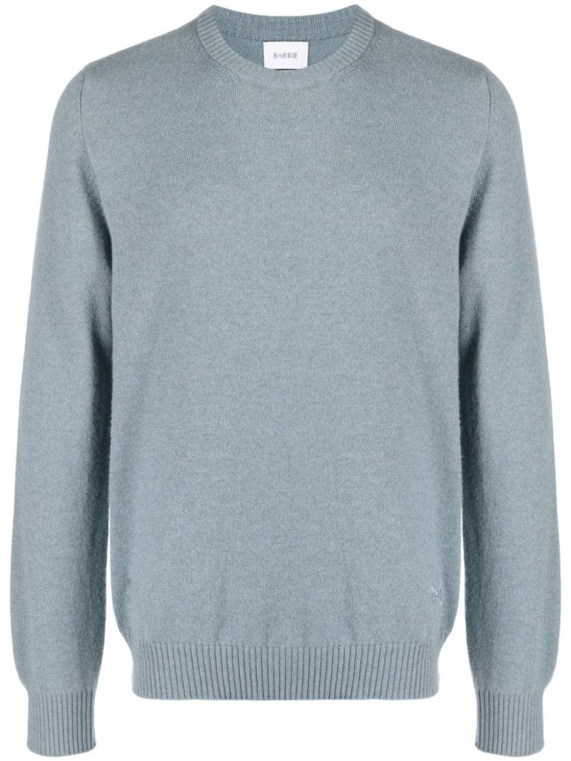 Barrie B Label fine-knit cashmere jumper - Blue von Barrie