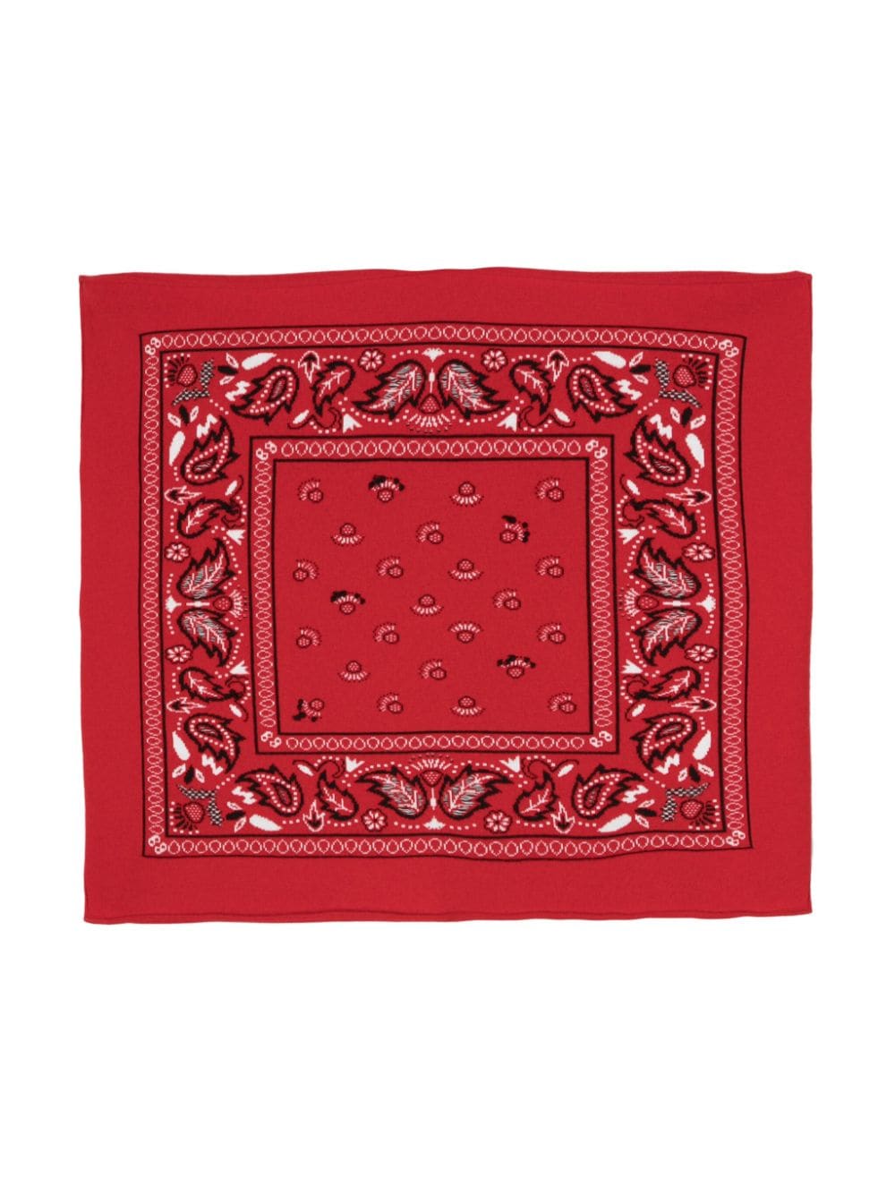 Barrie bandana-print scarf - Red von Barrie