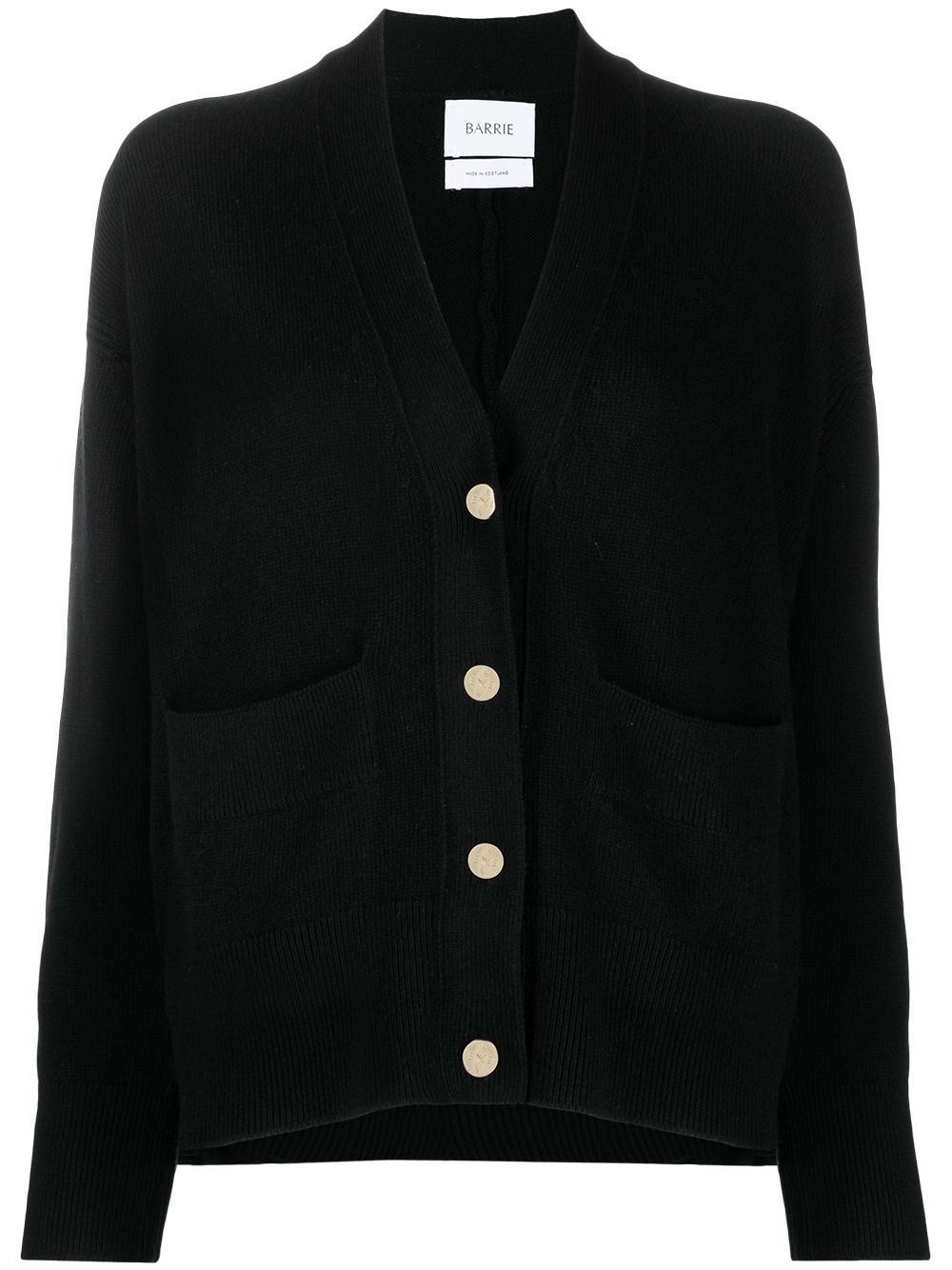 Barrie button-up cashmere cardigan - Black von Barrie