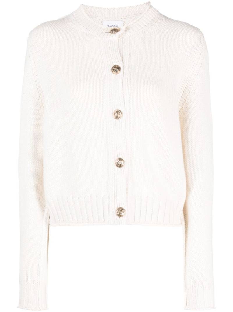 Barrie button-up cashmere cardigan - Neutrals von Barrie