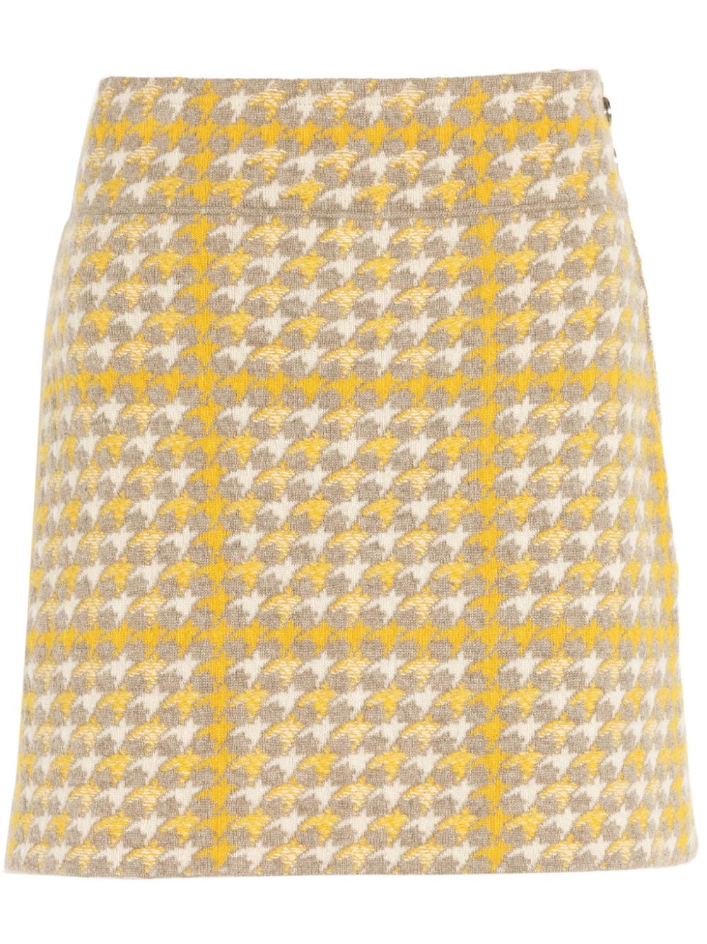 Barrie cashmere-blend miniskirt - Yellow von Barrie