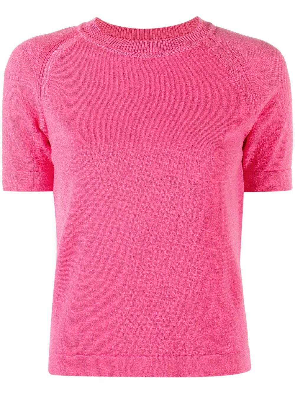 Barrie cashmere short-sleeve top - Pink von Barrie