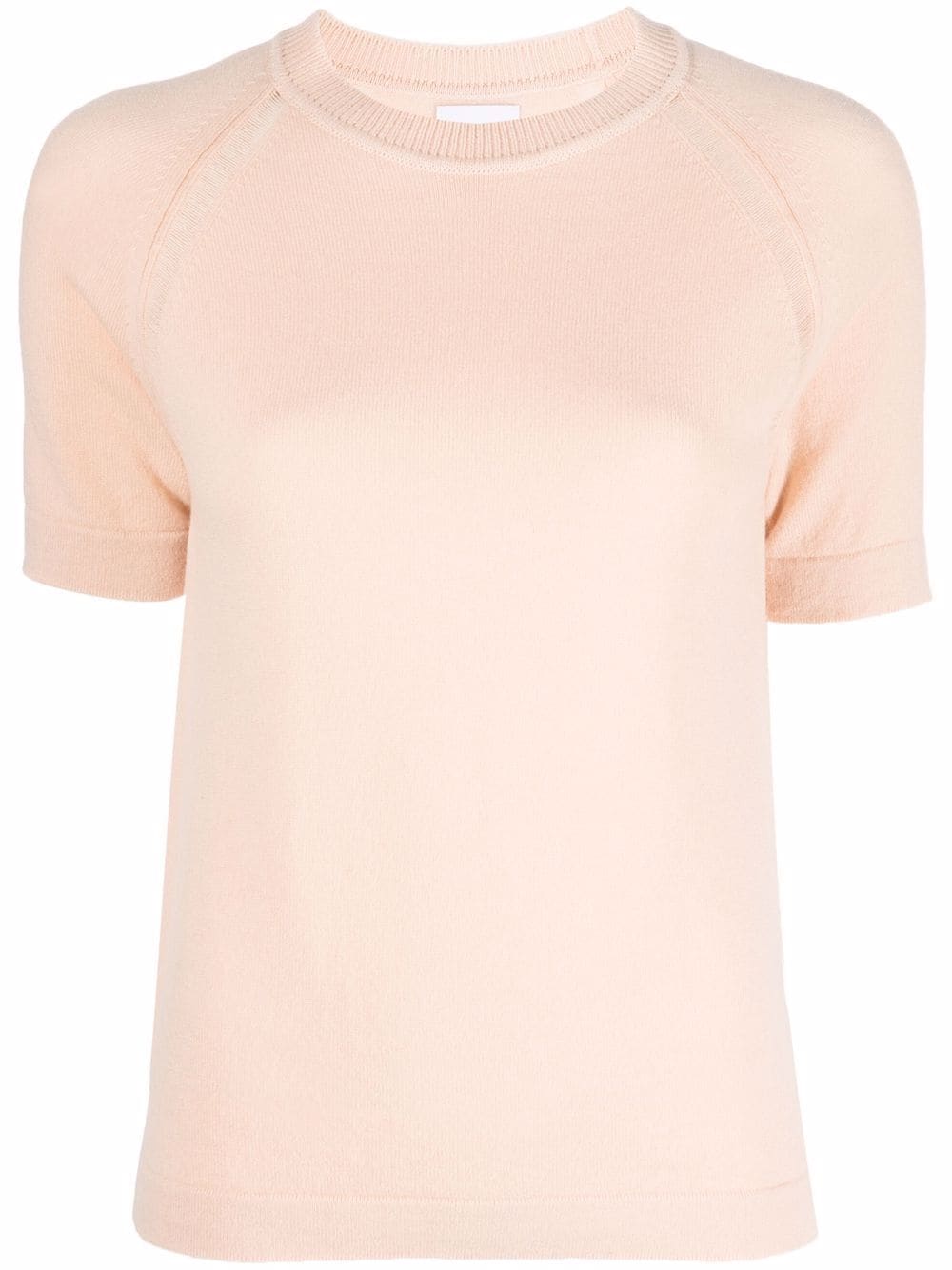 Barrie cashmere short-sleeved top - Orange von Barrie