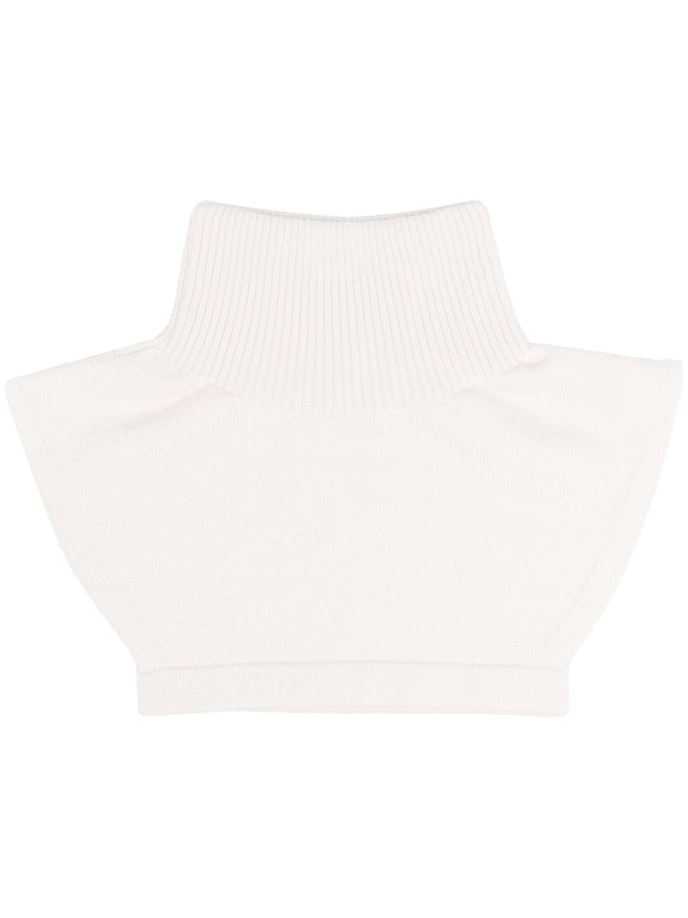 Barrie cut-out cashmere collar - Neutrals von Barrie