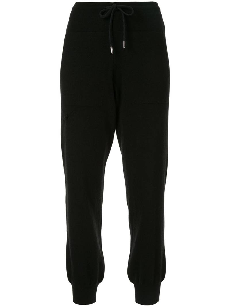 Barrie drawstring track trousers - Black von Barrie