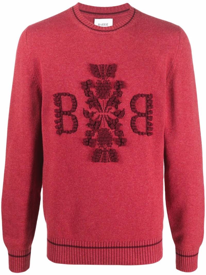 Barrie embroidered cashmere jumper von Barrie