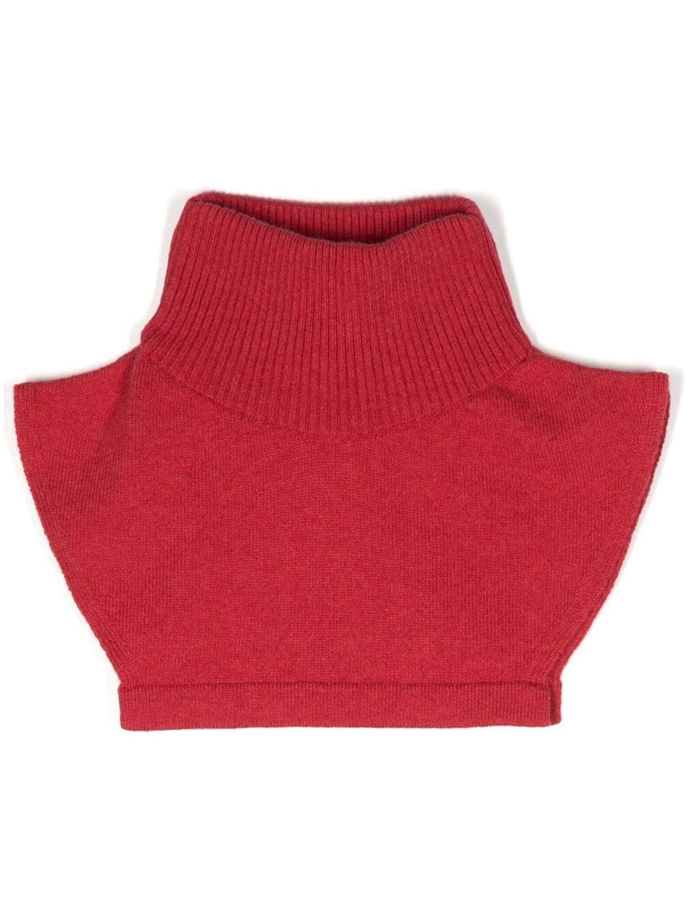 Barrie high-neck cashmere collar - Red von Barrie