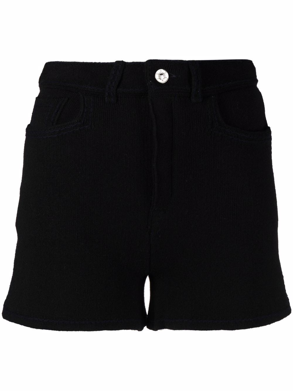 Barrie high-waisted knit shorts - Black von Barrie