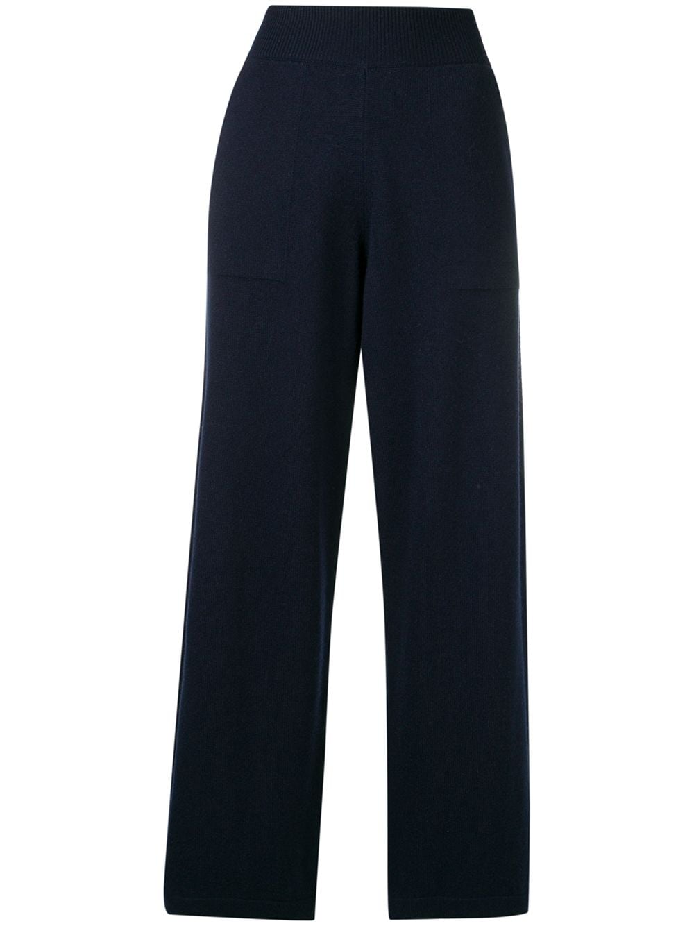 Barrie knitted flared trousers - Blue von Barrie