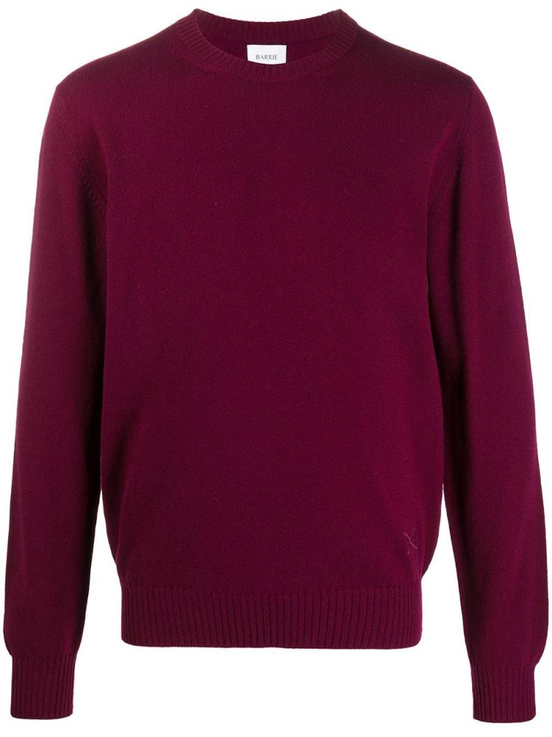 Barrie logo cashmere jumper - Purple von Barrie