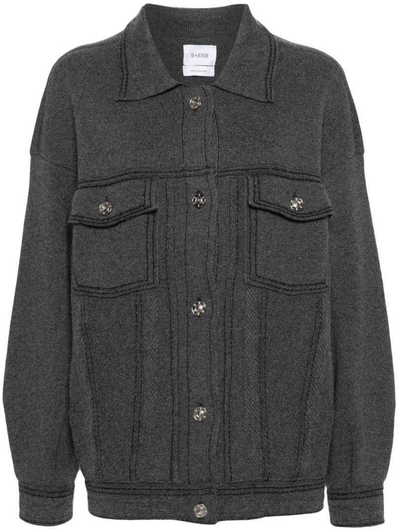 Barrie long-sleeve jacket - Grey von Barrie