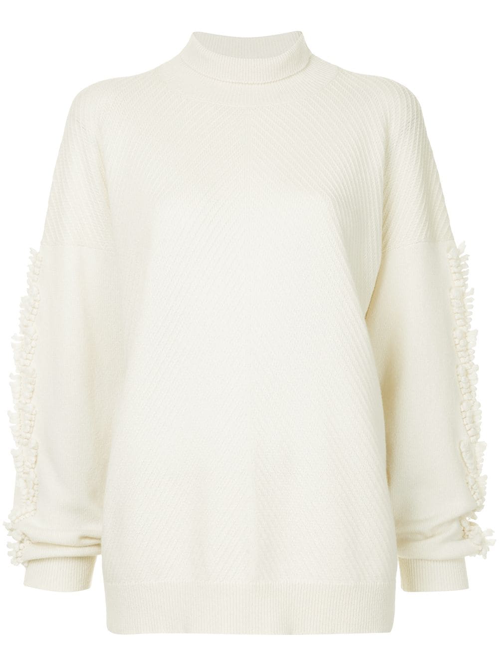 Barrie Troisieme Dimension cashmere turtleneck pullover - White von Barrie