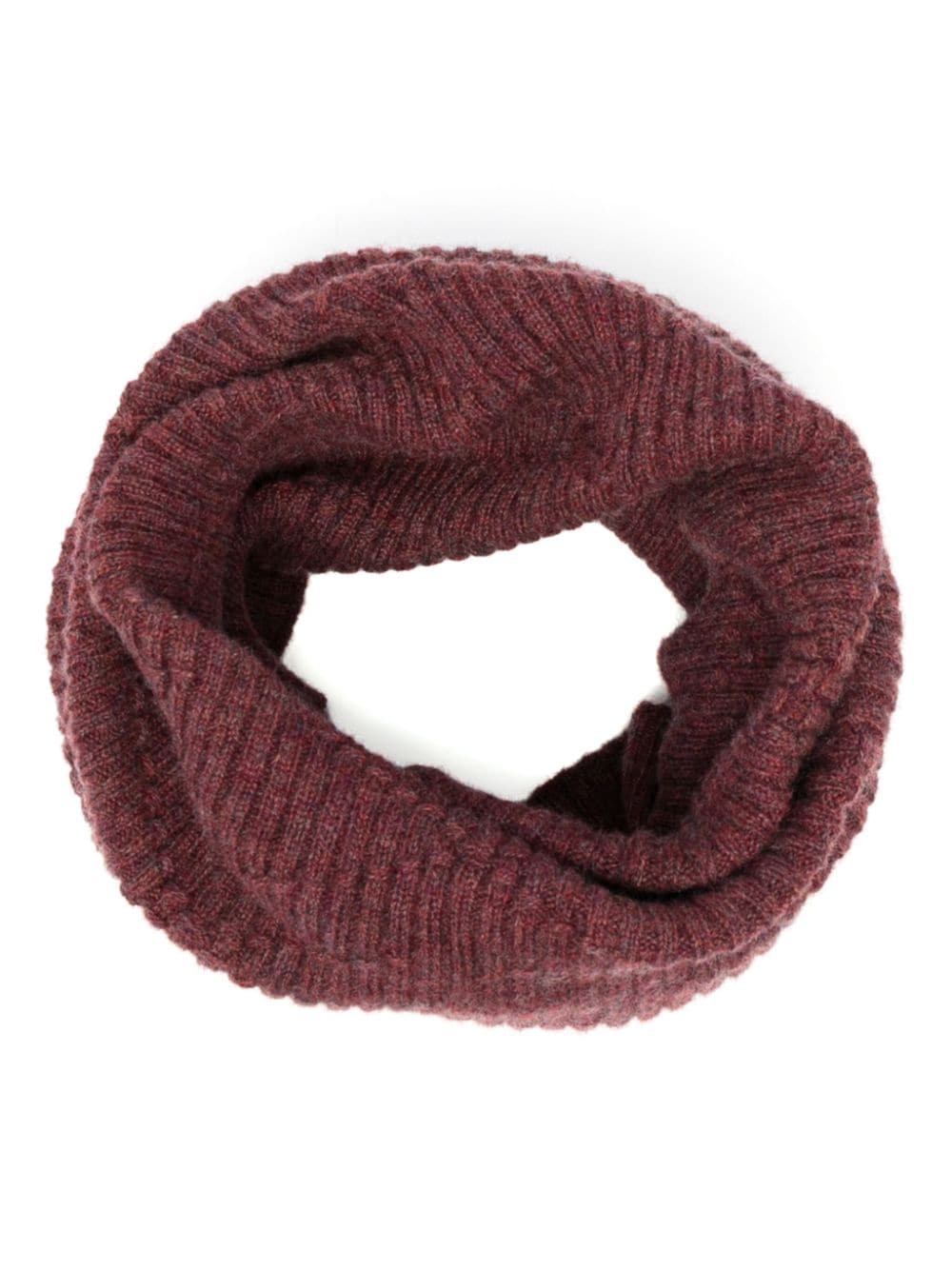 Barrie ribbed-knit cashmere snood - Red von Barrie