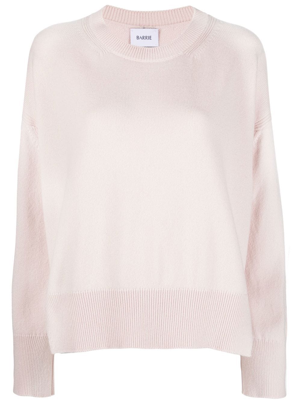 Barrie round-neck cashmere jumper - Pink von Barrie