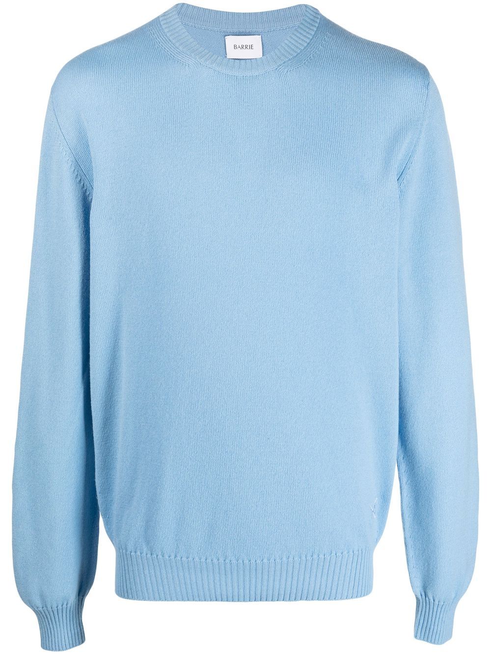 Barrie round neck cashmere sweater - Blue von Barrie