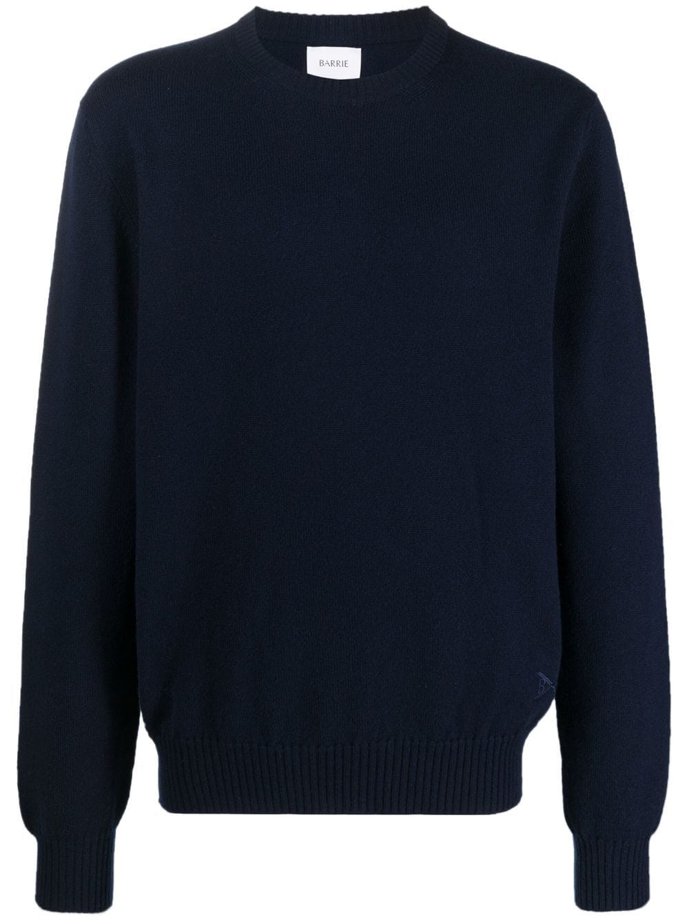 Barrie round neck cashmere sweater - Blue von Barrie