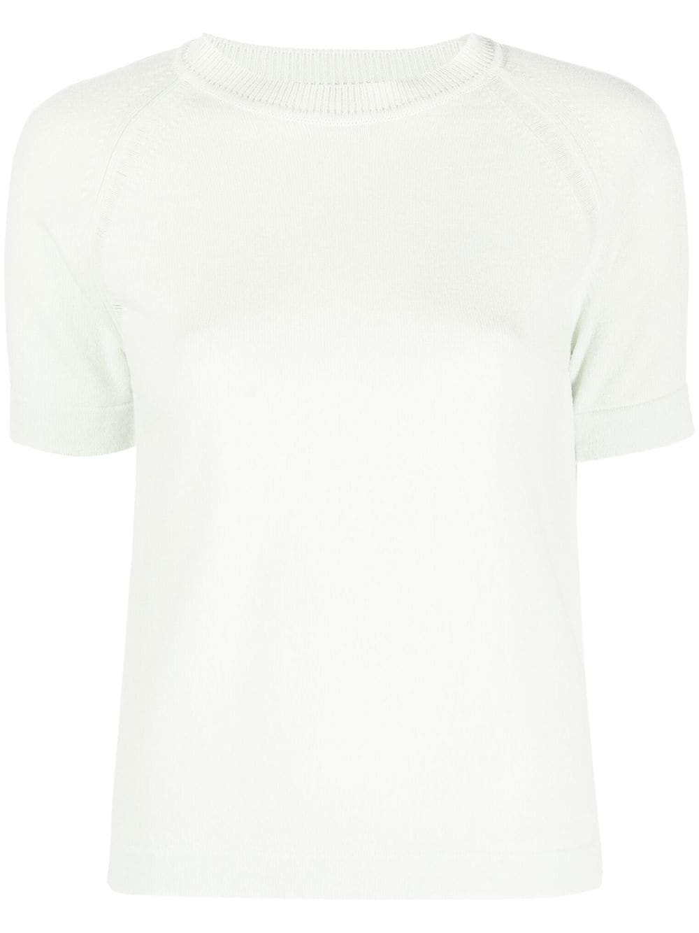 Barrie short-sleeved cashmere top - Green von Barrie