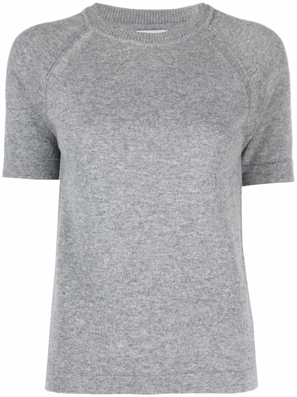Barrie short-sleeved cashmere top - Grey von Barrie