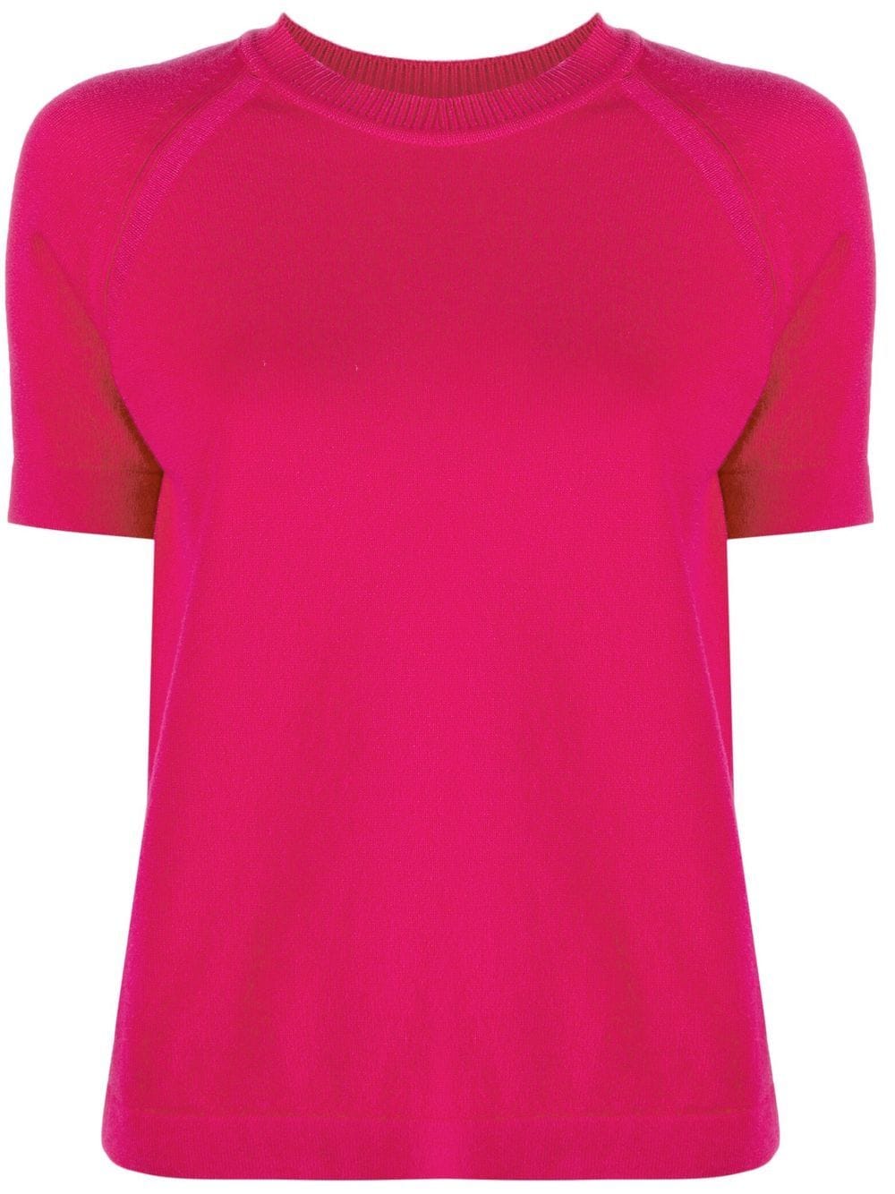 Barrie short-sleeved cashmere top - Pink von Barrie
