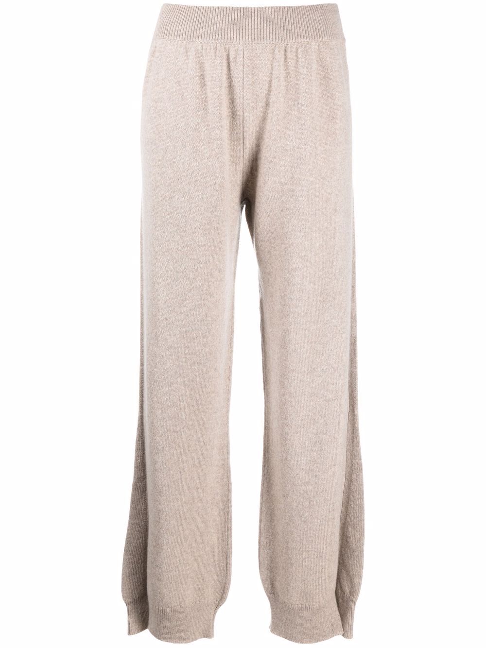 Barrie side-slit cashmere trousers - Neutrals von Barrie