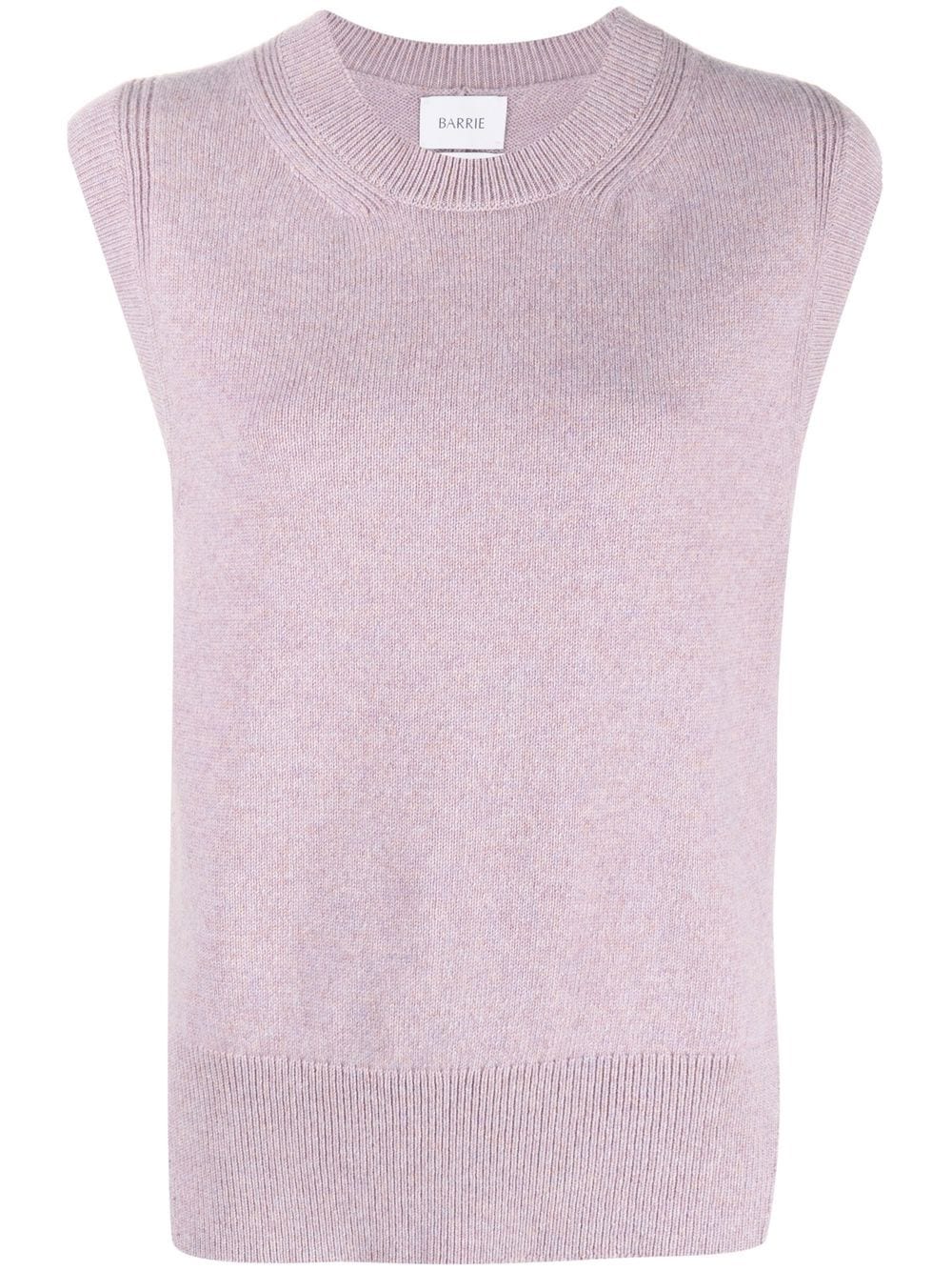 Barrie sleeveless cashmere knit top - Purple von Barrie