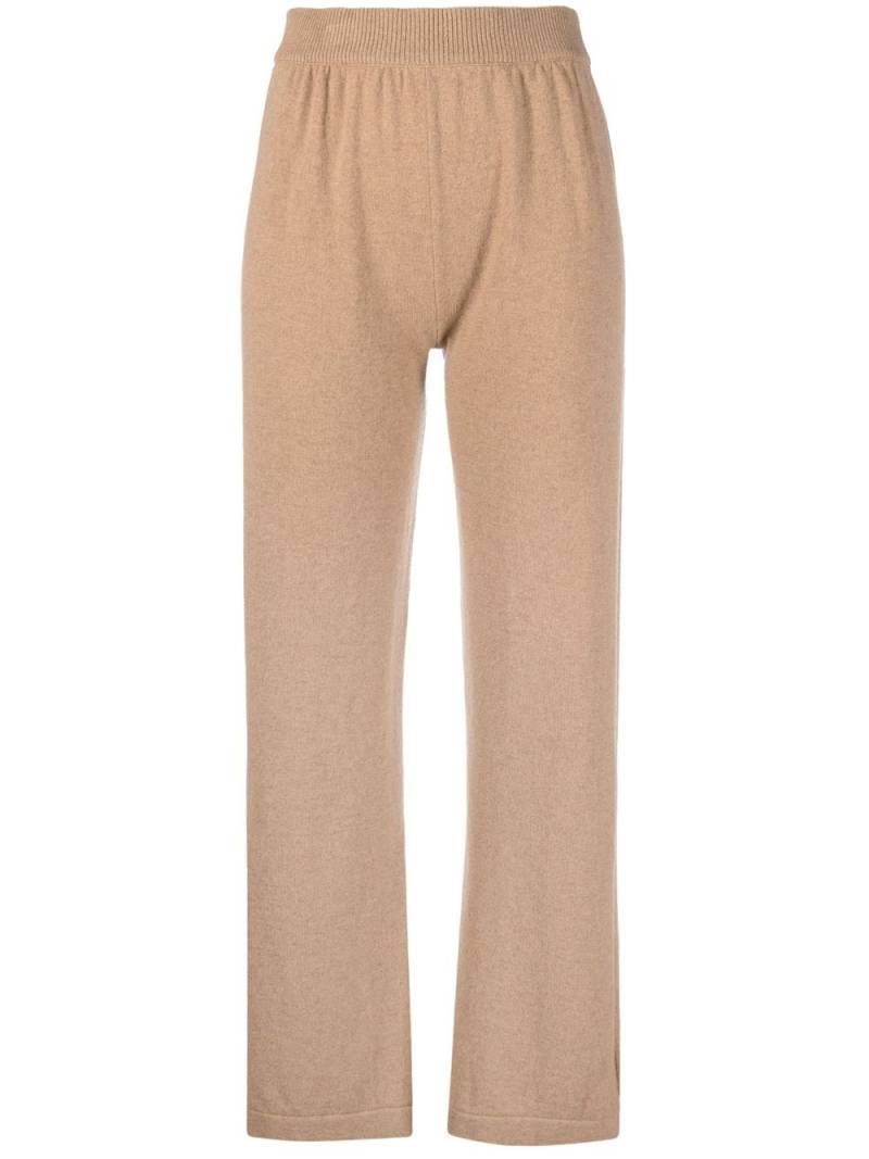 Barrie straight-leg cashmere trousers - Brown von Barrie