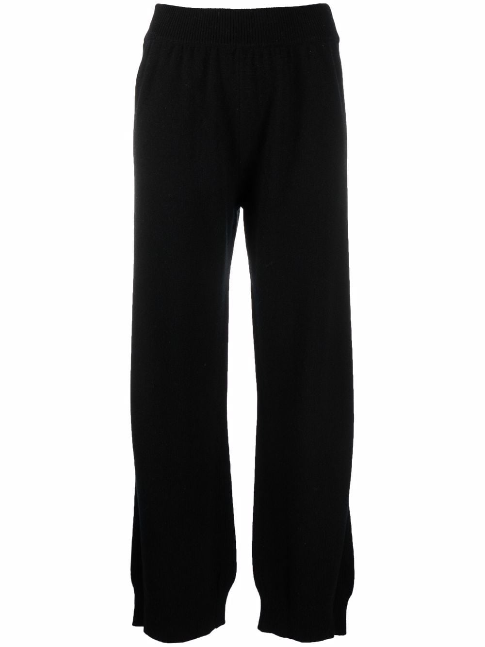 Barrie tapered-leg cashmere trousers - Black von Barrie