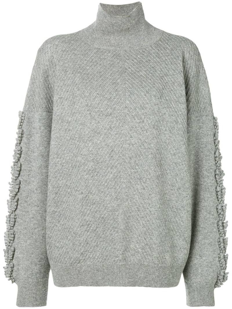 Barrie Troisieme Dimension cashmere turtleneck pullover - Grey von Barrie