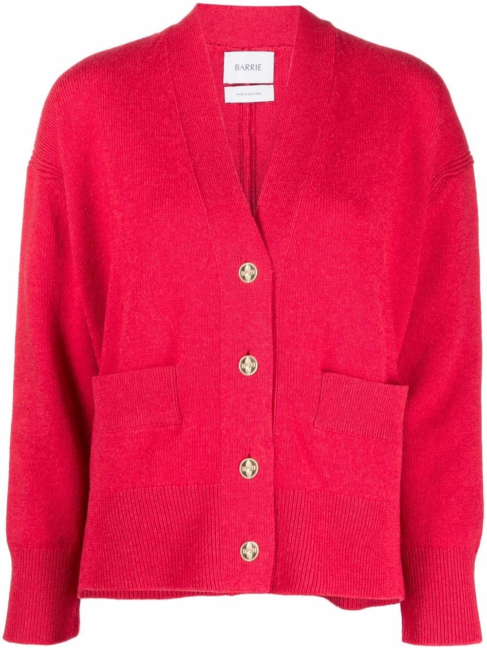 Barrie v-neck cashmere cardigan - Red von Barrie