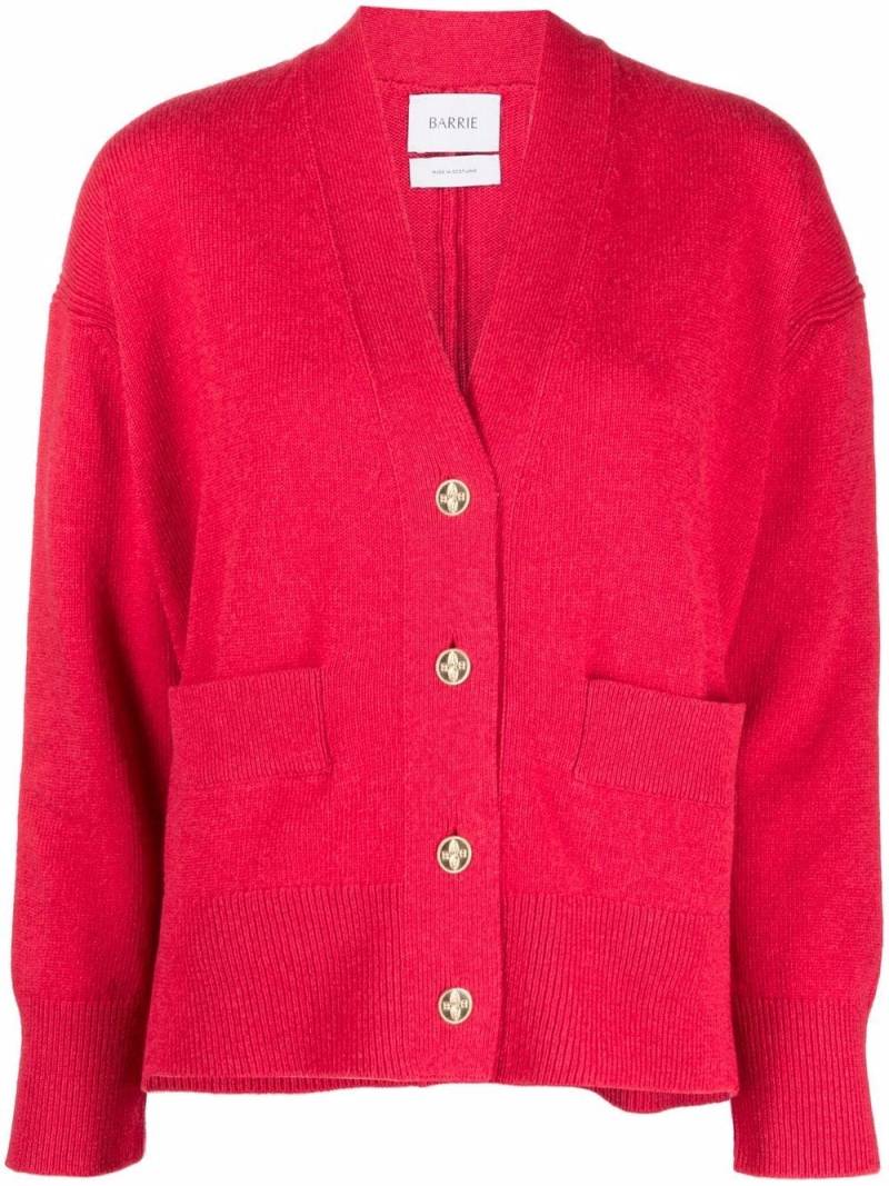 Barrie v-neck cashmere cardigan - Red von Barrie