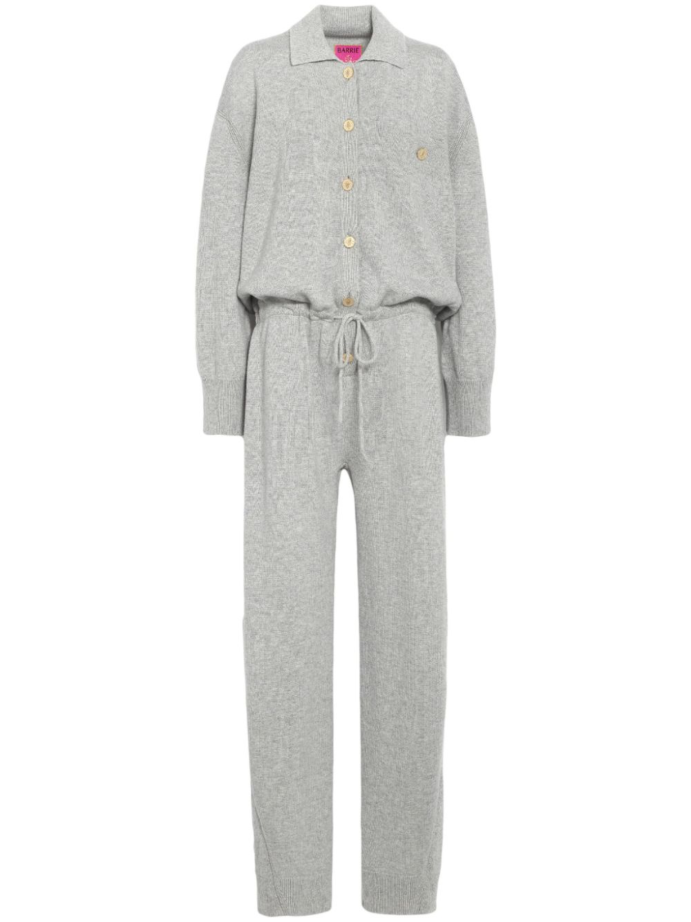 Barrie x Sofia Coppola long-sleeve cashmere jumpsuit - Grey von Barrie