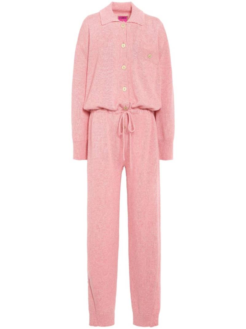 Barrie x Sofia Coppola long-sleeve cashmere jumpsuit - Pink von Barrie