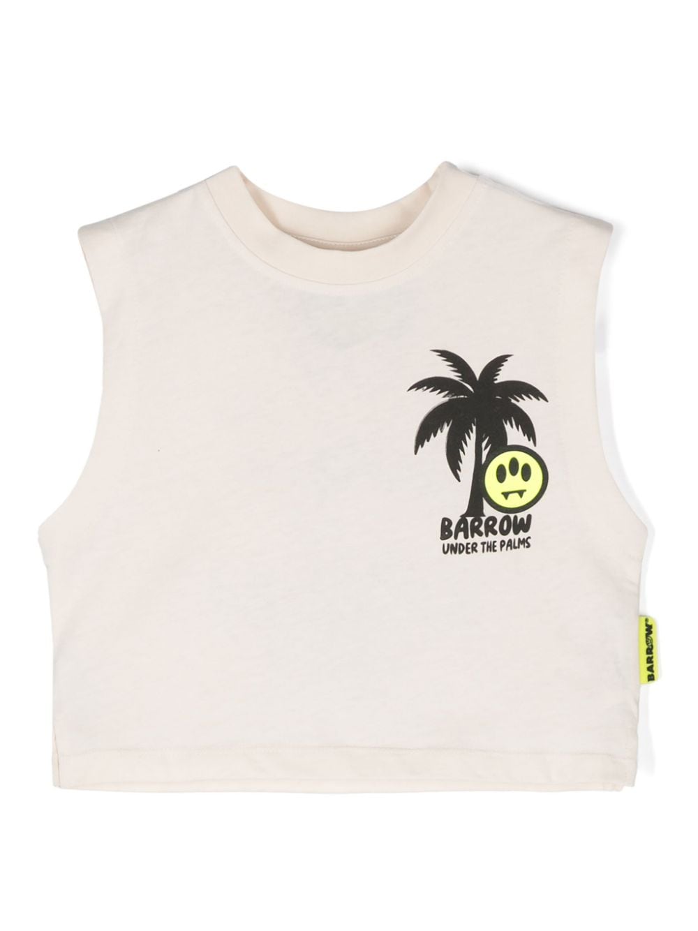 Barrow kids Under The Palms-print tank top - Neutrals von Barrow kids