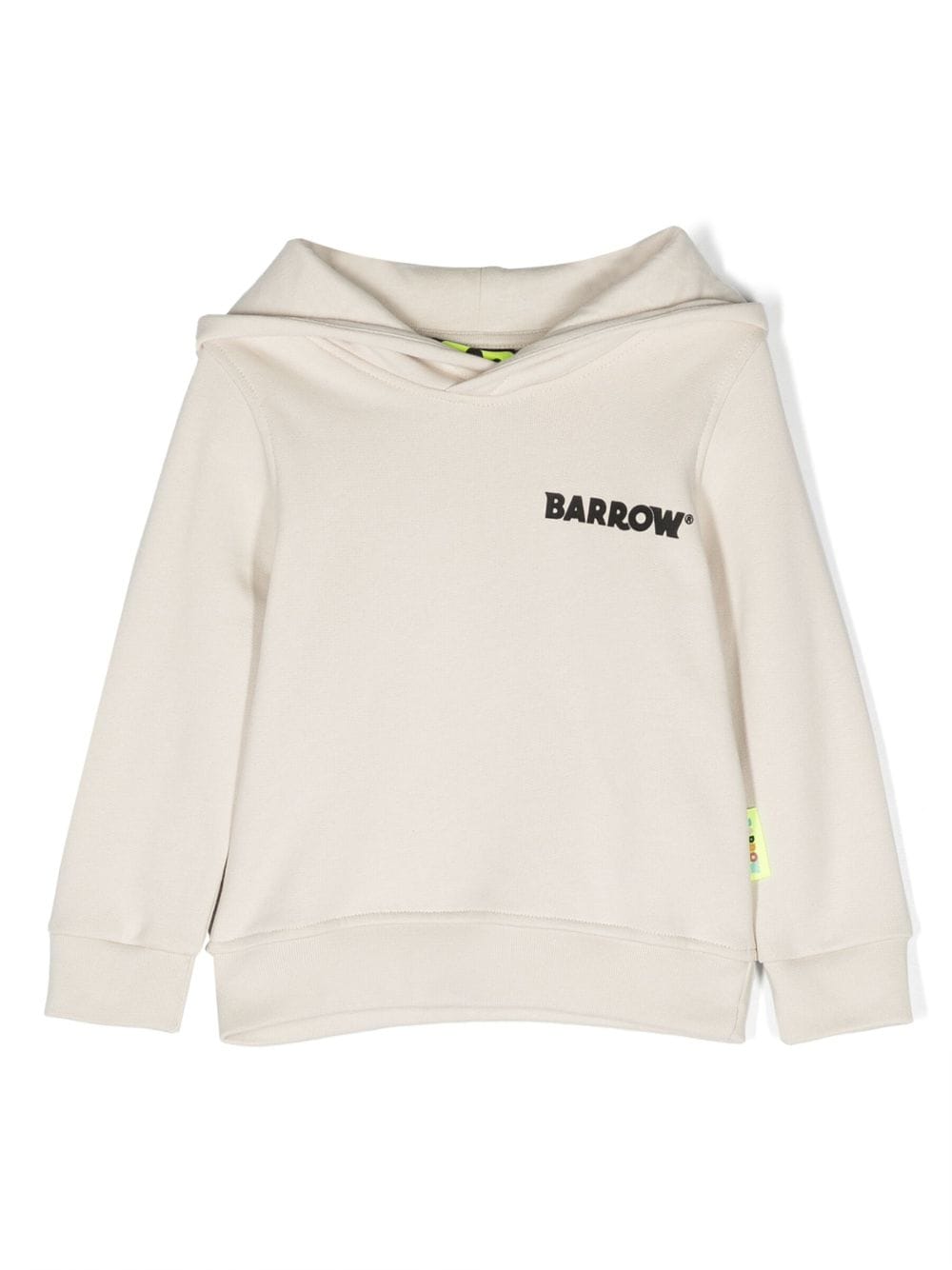 Barrow kids graphic-print cotton hoodie - Neutrals von Barrow kids