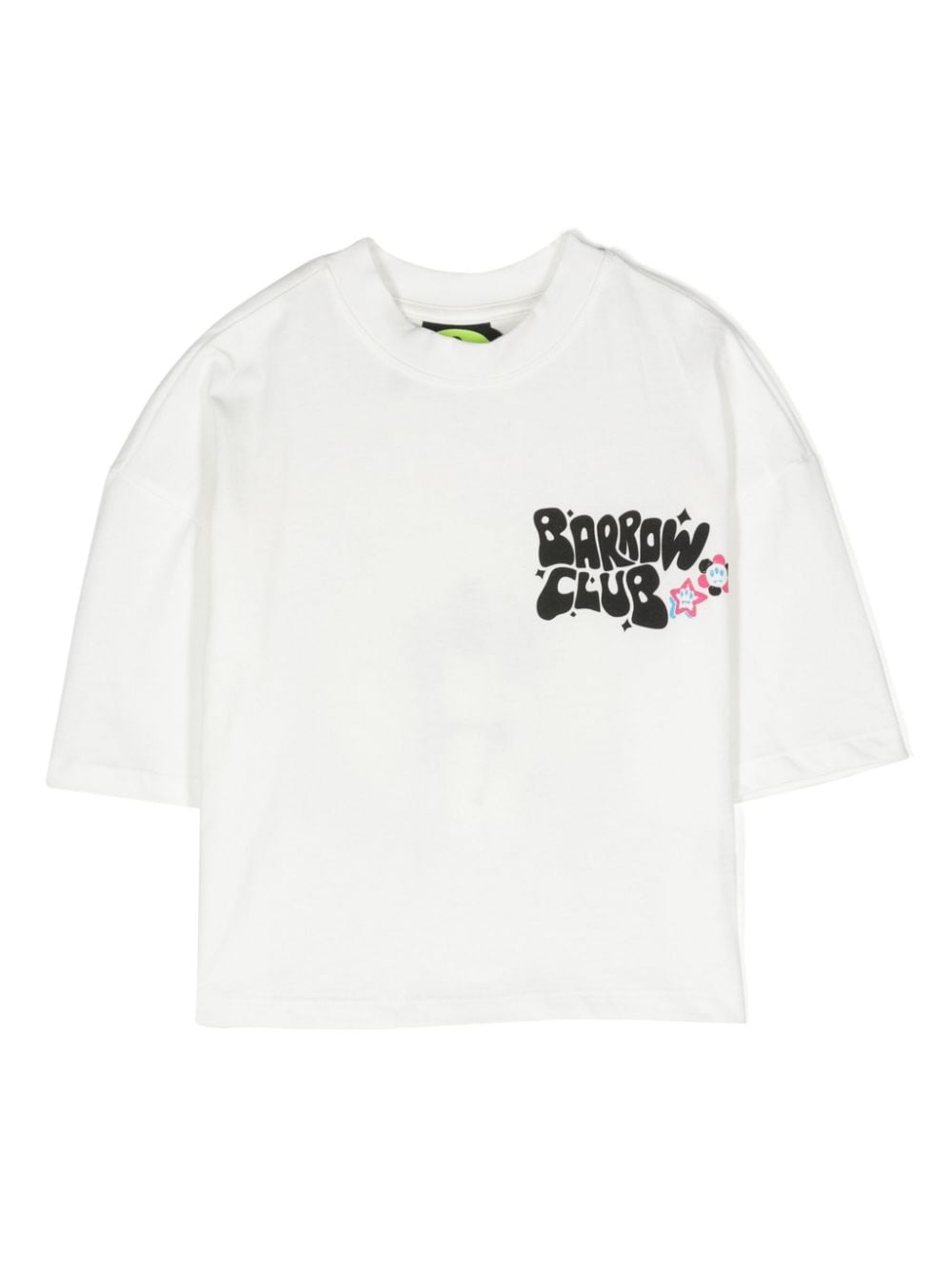 Barrow kids logo-embellished cotton T-shirt - White von Barrow kids