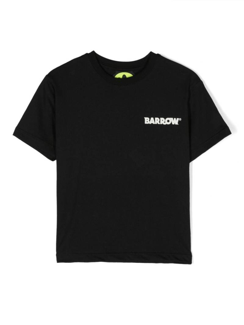 Barrow kids logo-print cotton T-shirt - Black von Barrow kids
