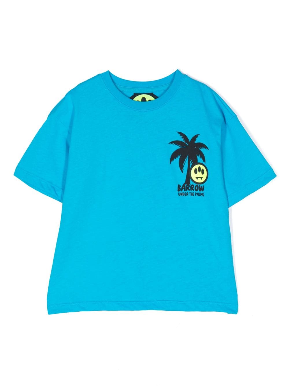 Barrow kids logo-print cotton T-shirt - Blue von Barrow kids