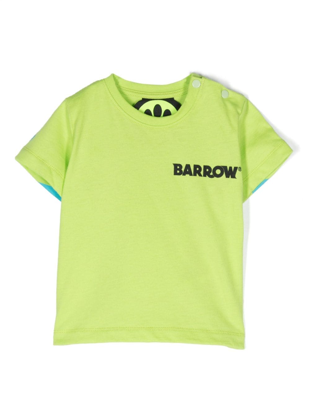 Barrow kids logo-print cotton T-shirt - Green von Barrow kids
