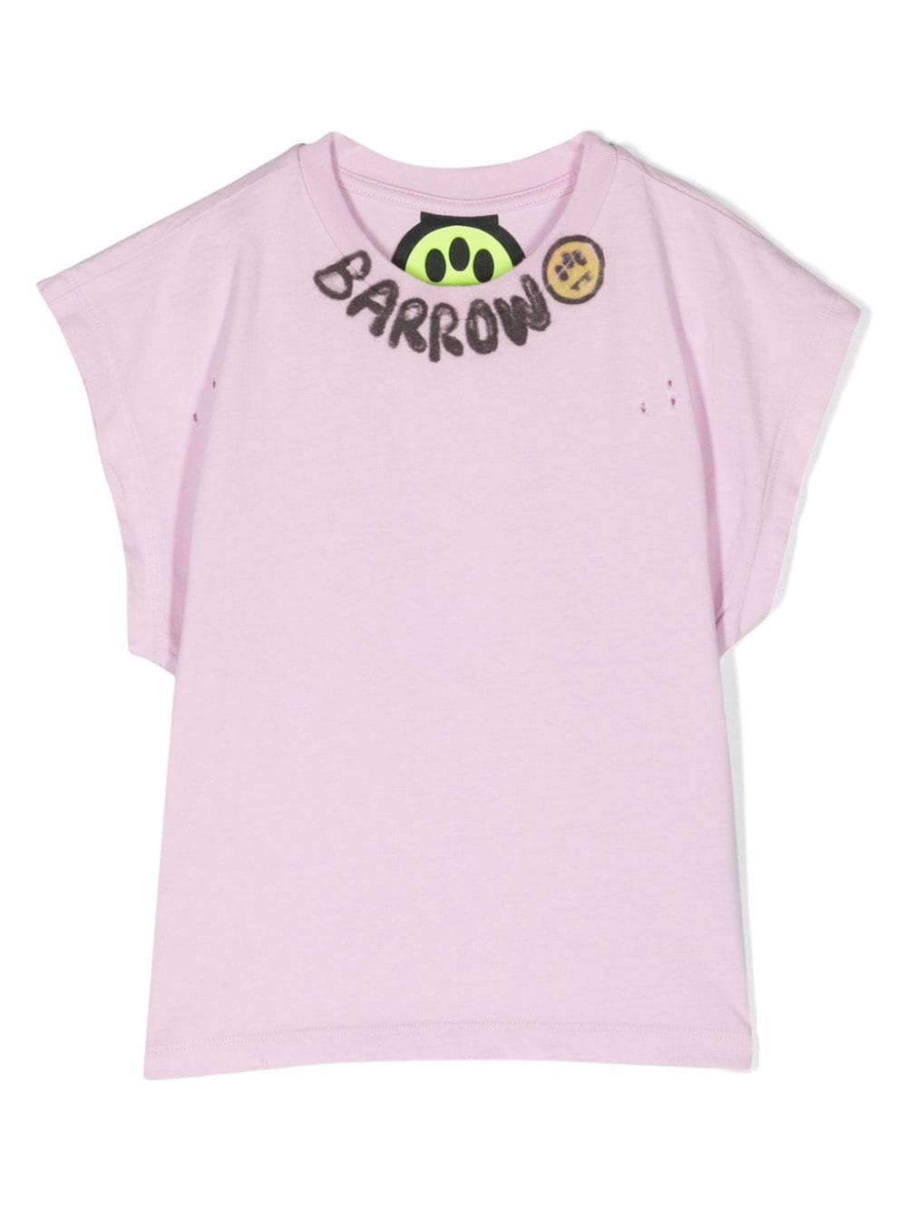 Barrow kids logo-print cotton T-shirt - Pink von Barrow kids