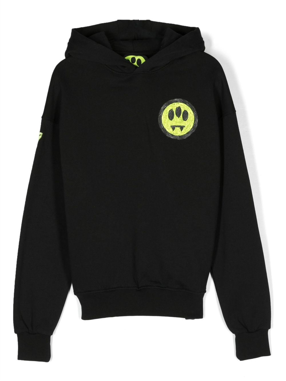 Barrow kids logo-print cotton hoodie - Black von Barrow kids