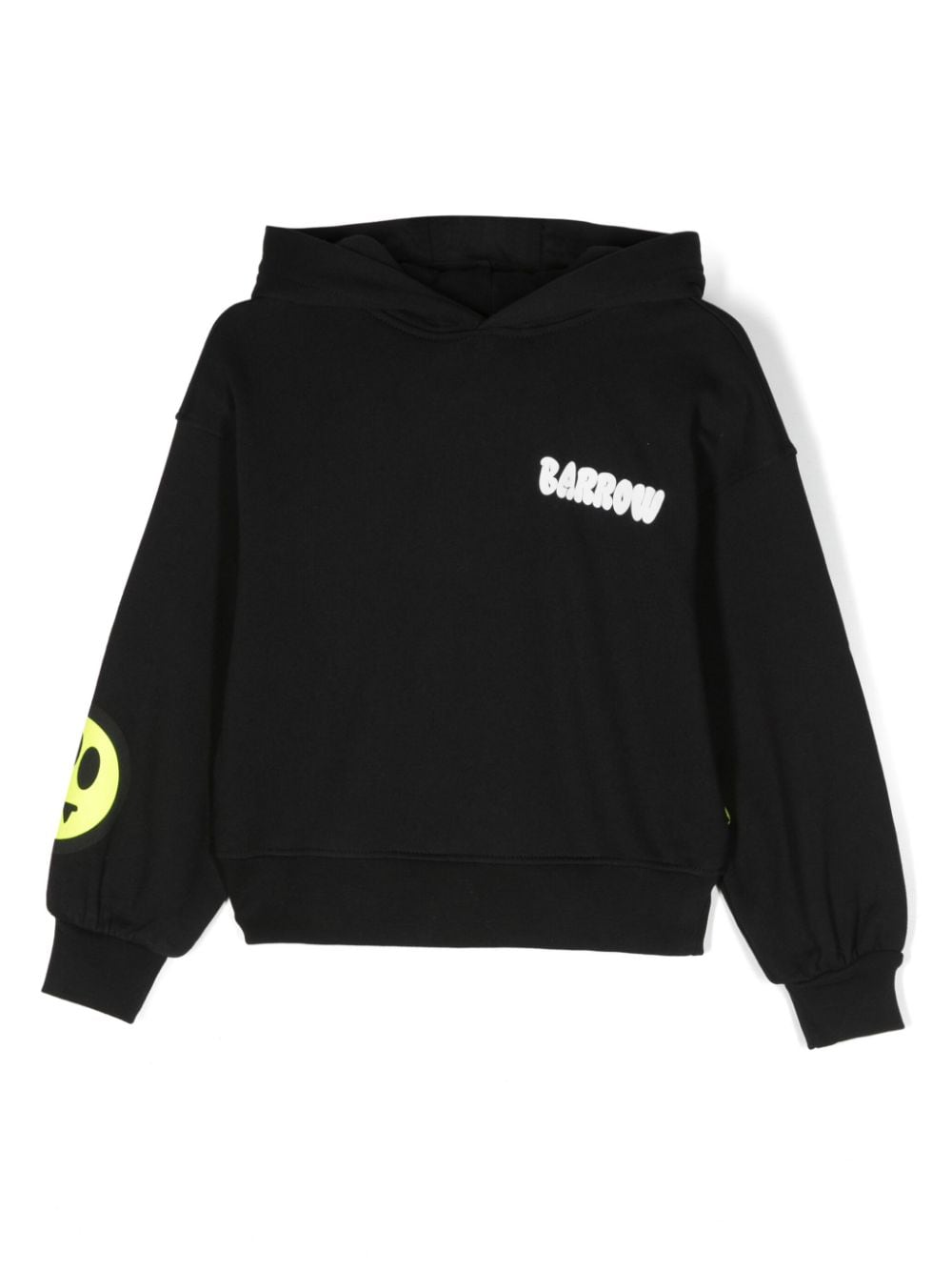 Barrow kids logo-print cotton hoodie - Black von Barrow kids